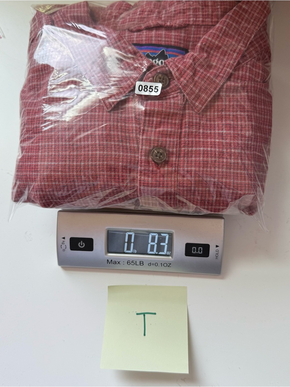 Patagonia Men’s Red White Plaid Back Step Short Sleeve Shirt - Picture 7 of 7